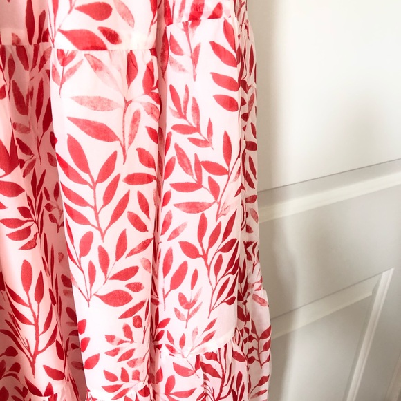 Stellah (anthropology) red print maxi dress - Picture 7 of 9